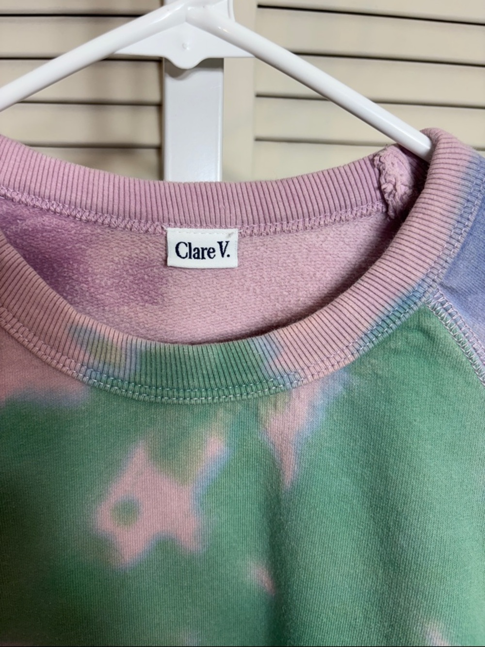 Clare V. Amber Tie-Dye Pullover Multicolor Sweatshirt XS - Picture 6 of 16